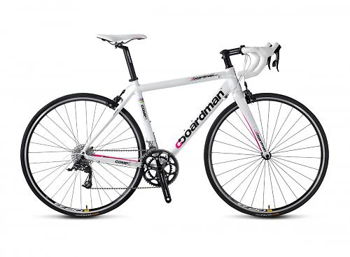 White boardman shop bike